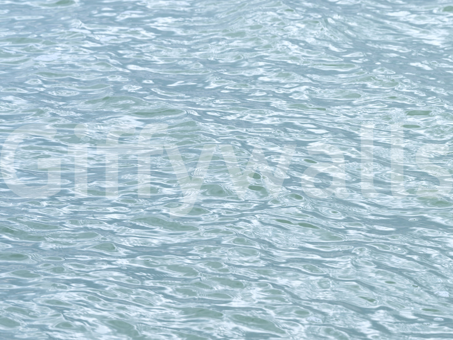 Glacial Ripples Akvatisk Overflade Vægmaleri