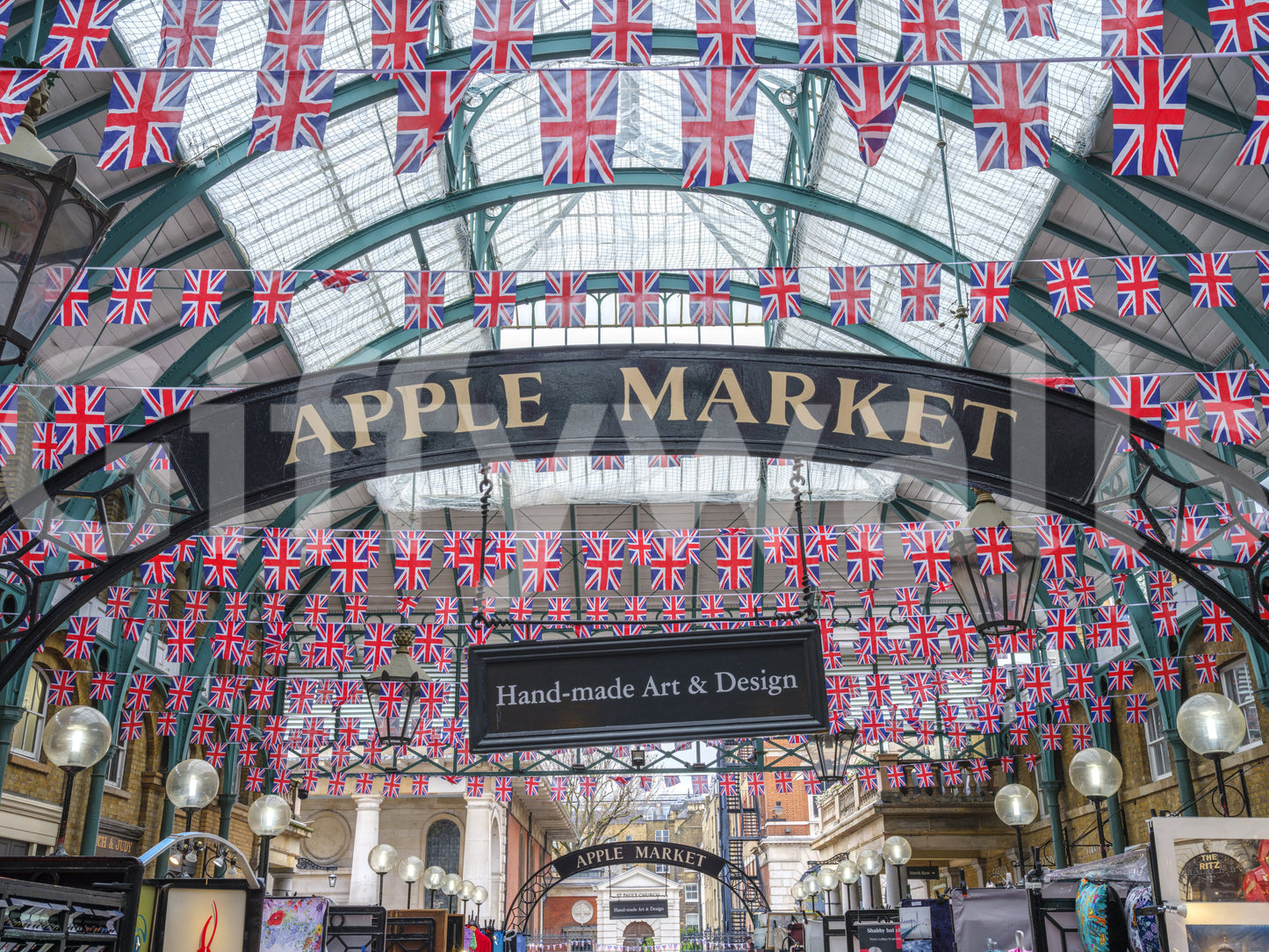 Covent Garden Union Jack Feier Wandbild