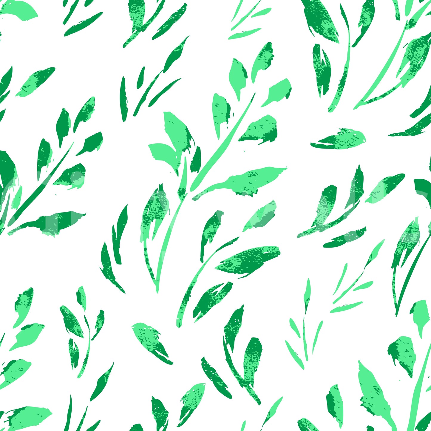 Hand-Drawn Greenery Garden Wallpaper