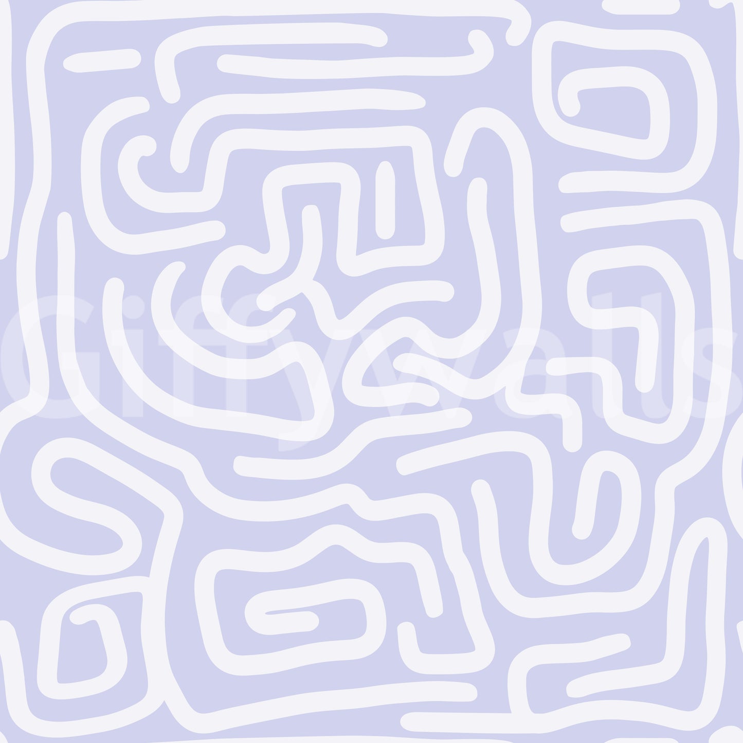 Minimalistisk violet labyrintmønster tapet