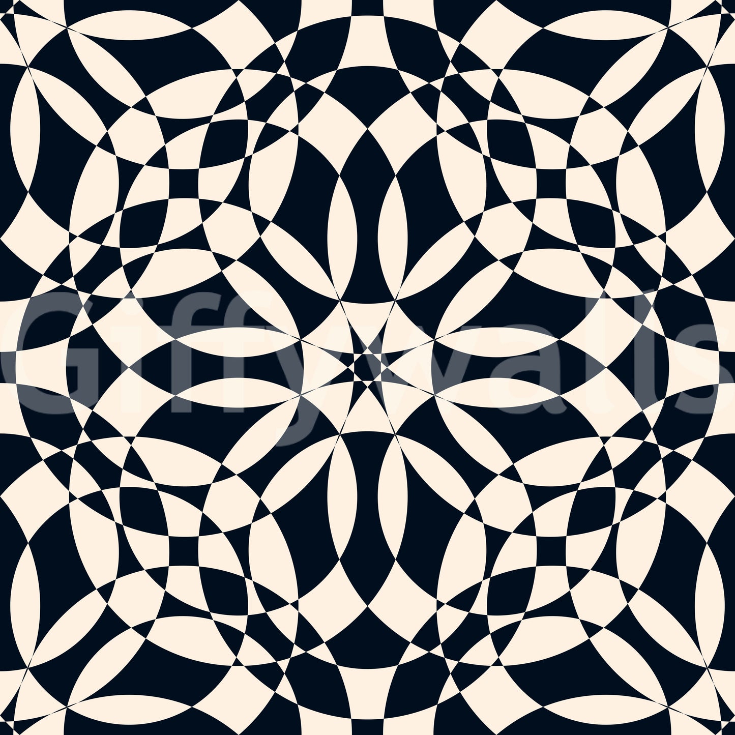 Abstract Circular Lattice Wallpaper