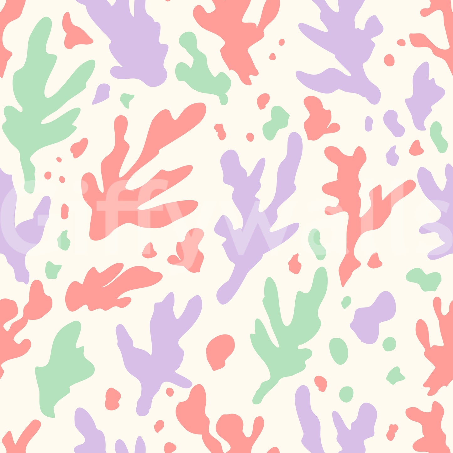 Moderne, von Matisse inspirierte Cutouts-Tapete