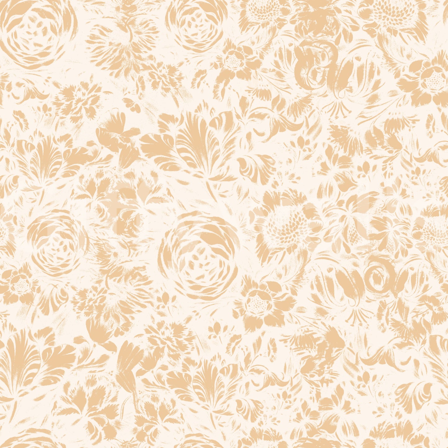 Sanfte neutrale botanische Illustrations-Tapete