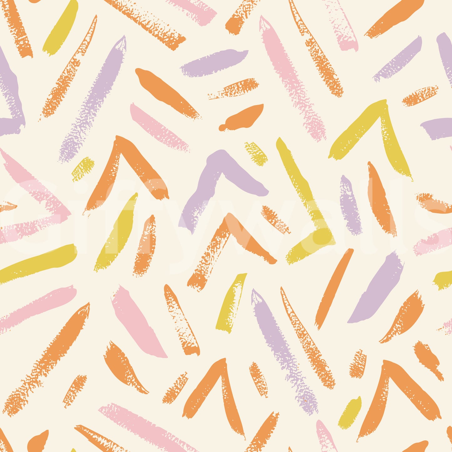 Papier peint à motif de croquis de crayons joyeux