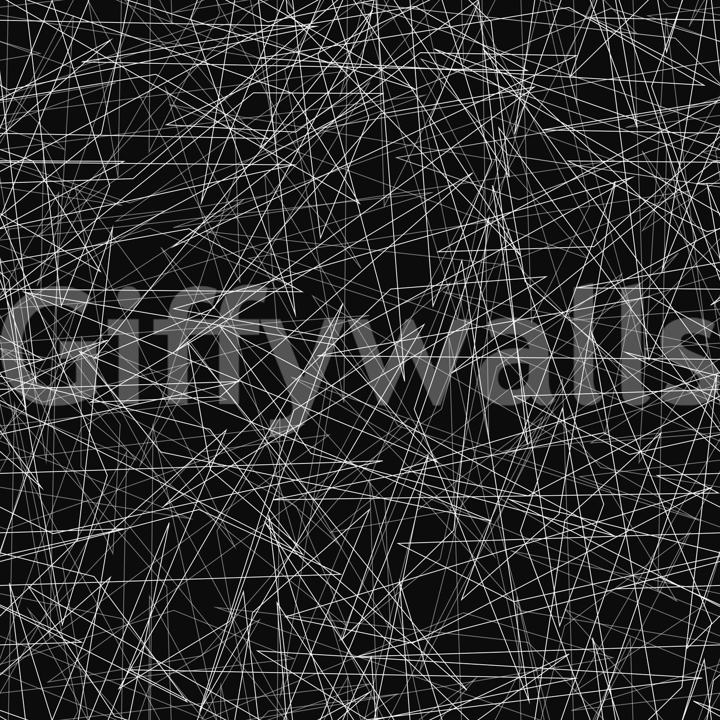 Abstract monochroom behang met een verstrengeld web