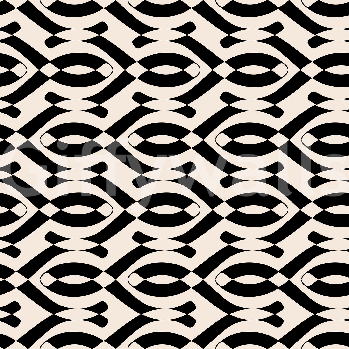 Minimalistisch lineair harmonie-behang