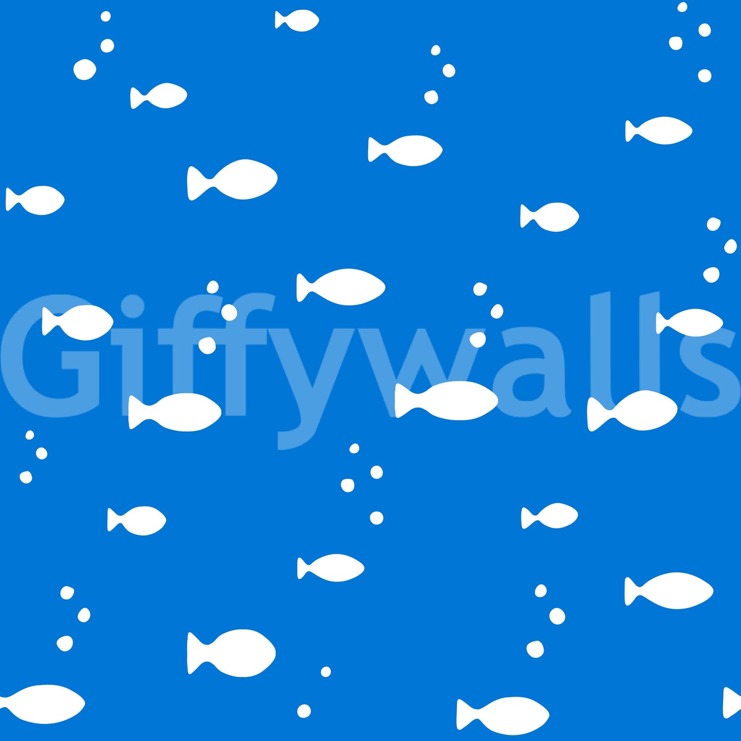 Papel tapiz con estampado acuático azul minimalista