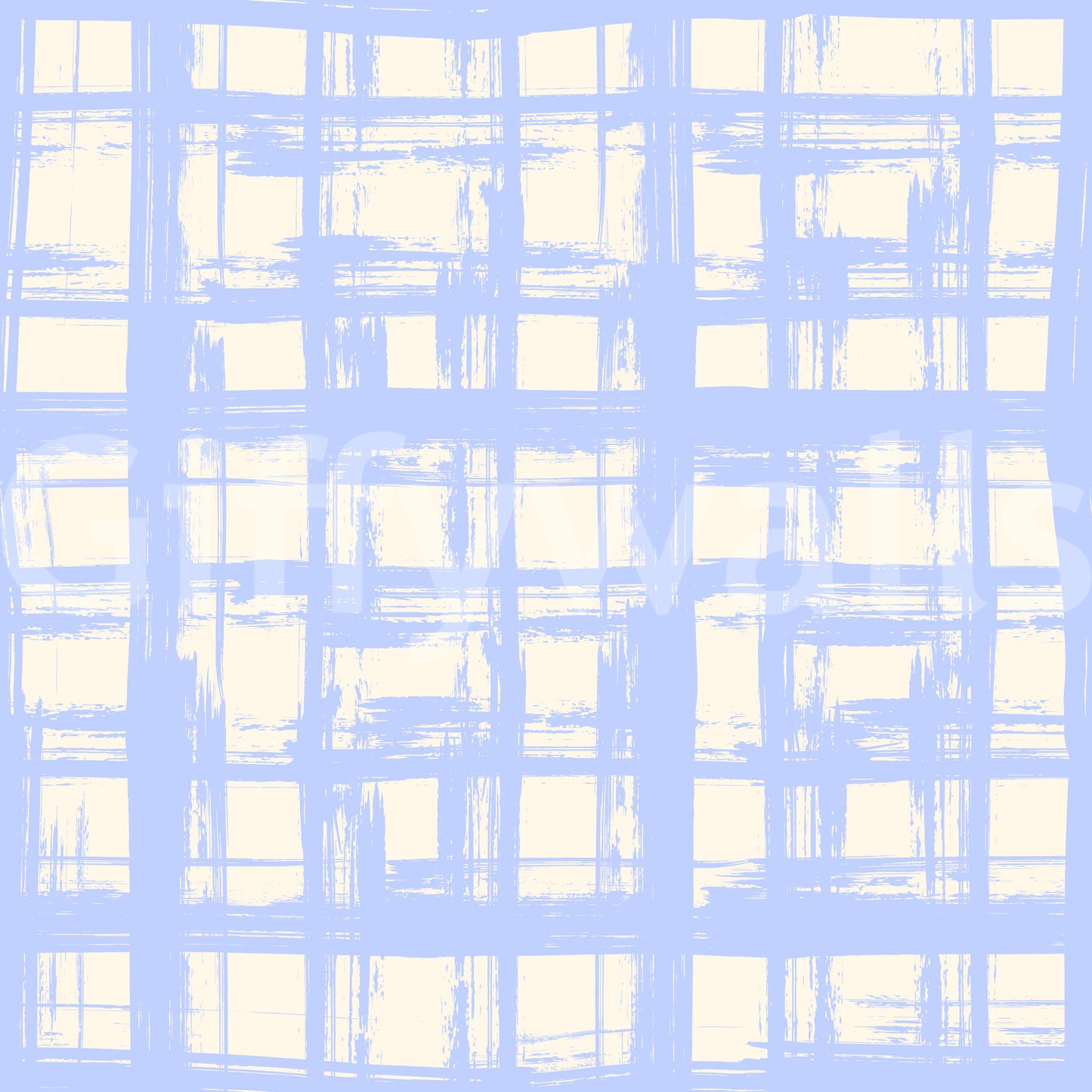 Abstrakte cremefarbene und blaue Karotapete