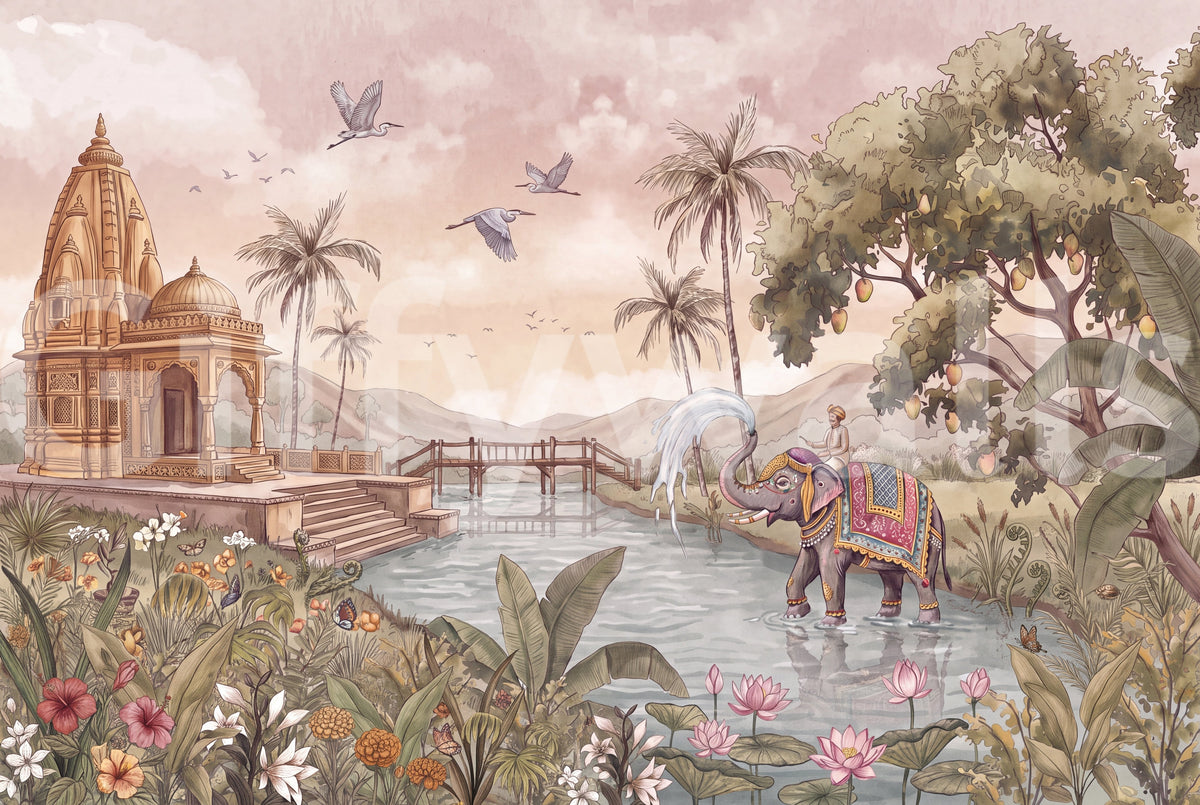Mural de pared Gaja Ghat