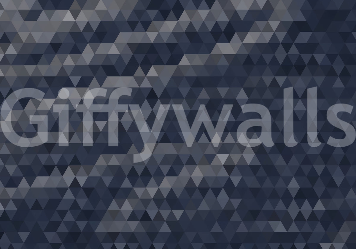Slate Triangulated Abstract Texture Wall Mural