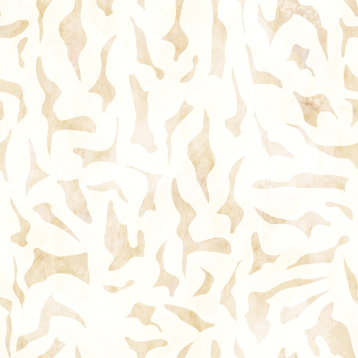 Abstract Organic Sandstone Shapes Wallpaper