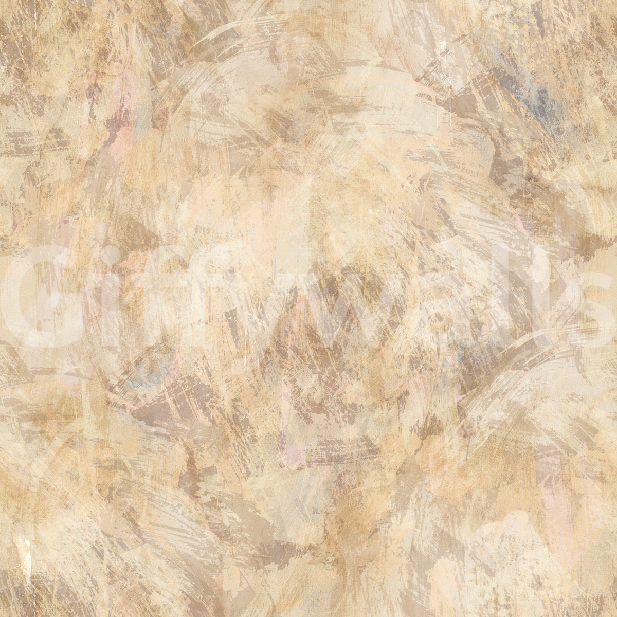Papier peint abstrait aux tons terre rustiques