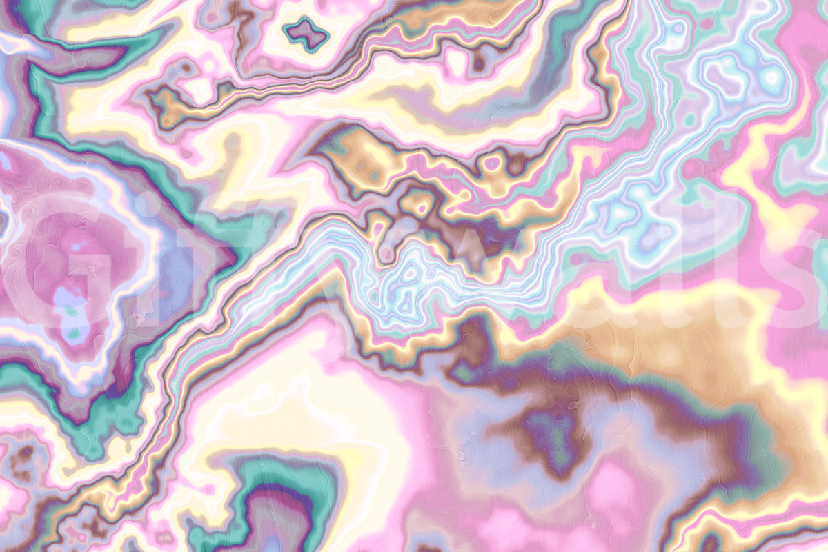 Wandbild „Liquid Dreamscape Curves Marble“
