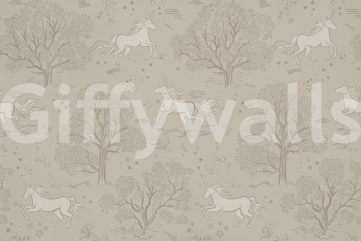 Paysage mural Magical Unicorn Dreamland - Sandstone
