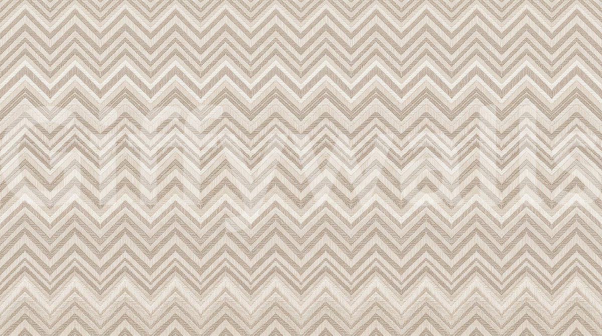 Panorama mural Motif à chevrons en zigzag neutre et minimaliste
