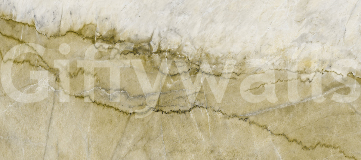 Papier peint panoramique à texture de marbre en pierre naturelle aux tons terre