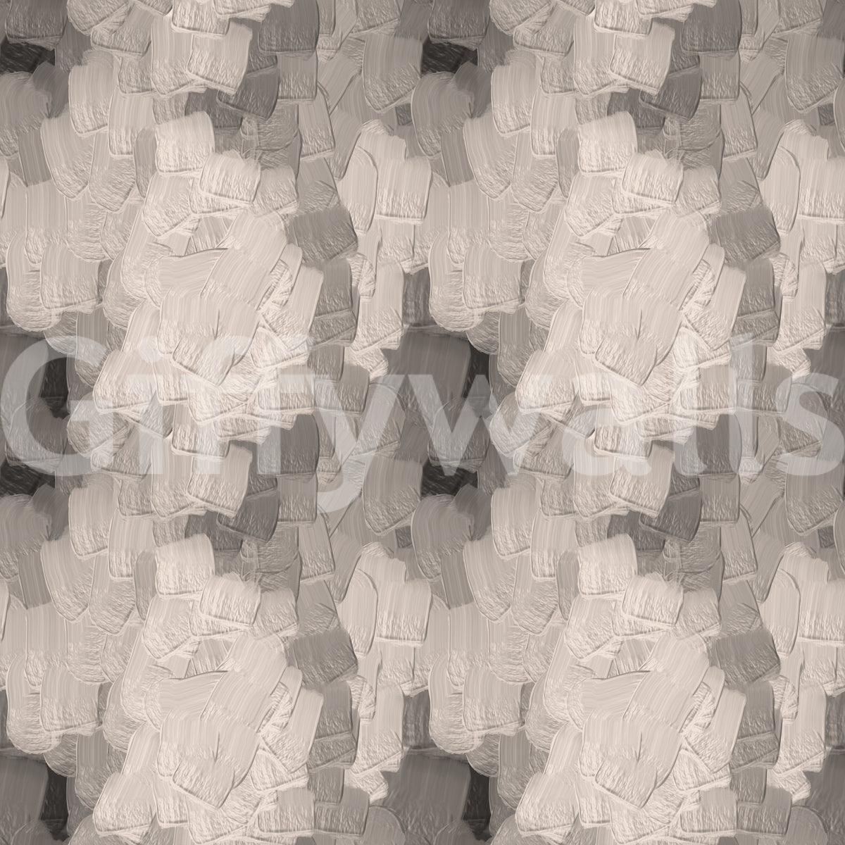 Papel de parede com pinceladas em camadas em tons neutros de impasto