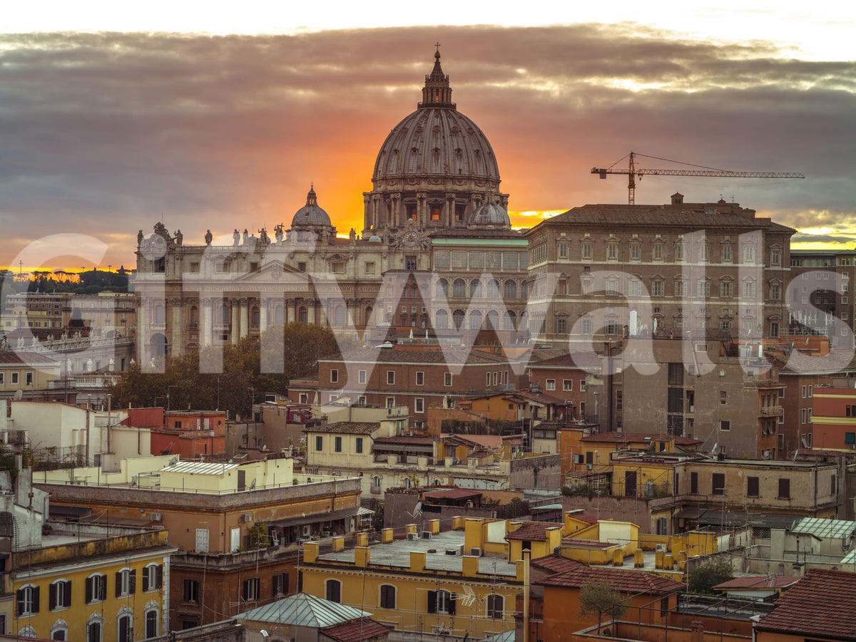 Wandbild „Goldene Stunde“ in der Petersbasilika