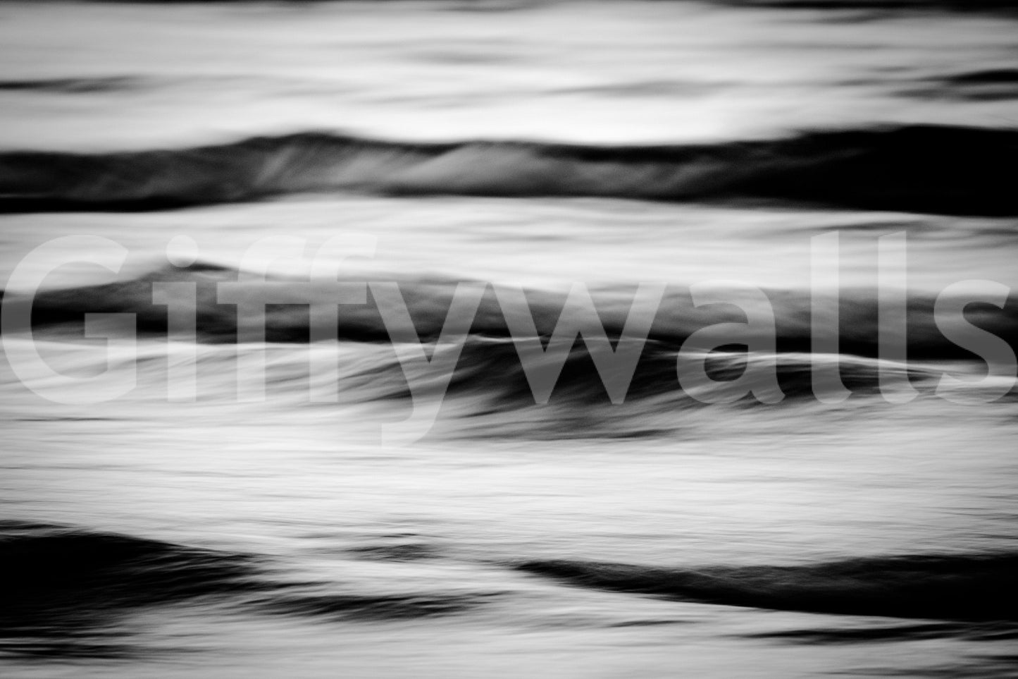 A high-quality serene ocean wall mural for walls.