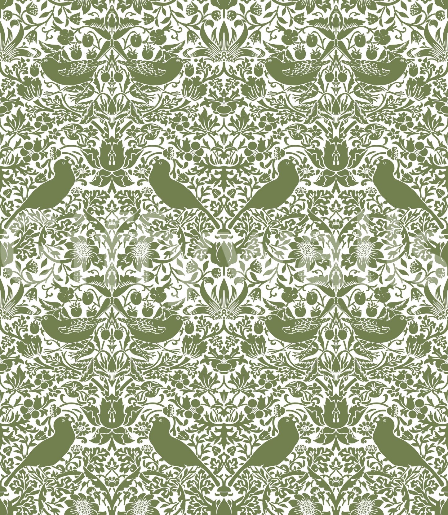 The wallpaper has a smooth, non-reflective matte finish.