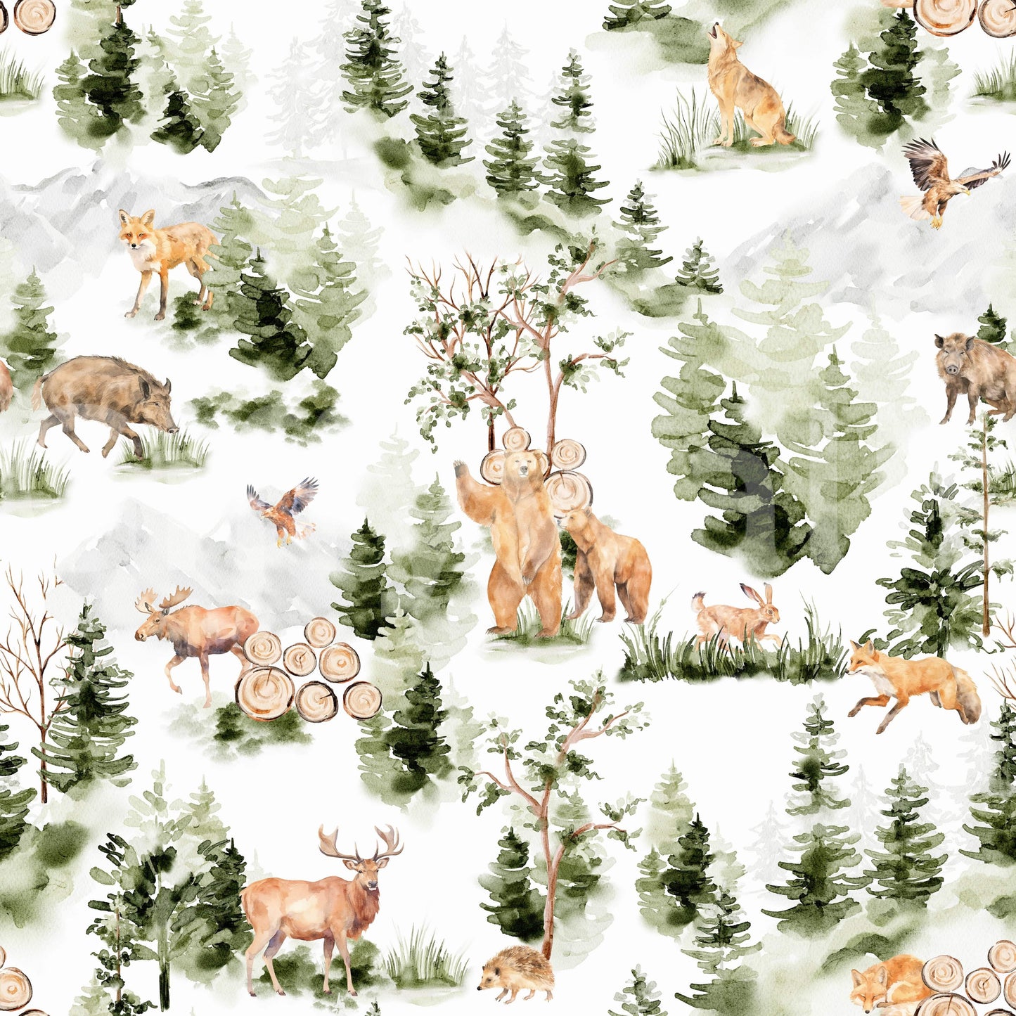 Forest Friends Wallpaper