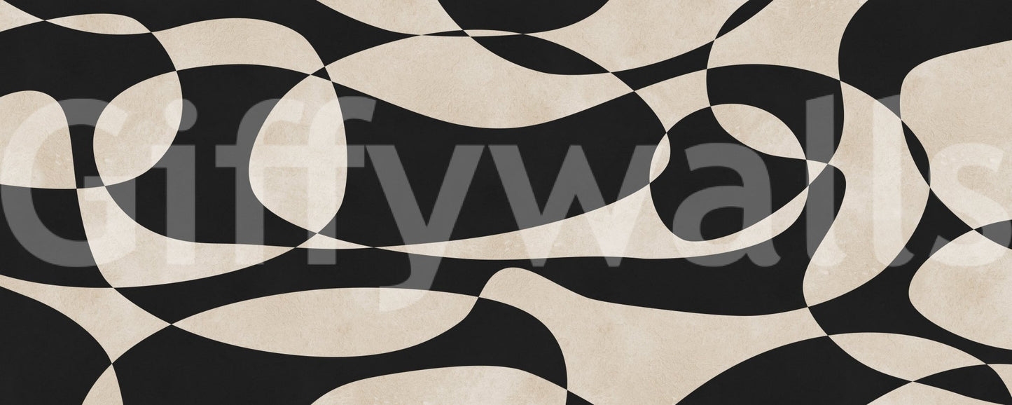 The wallpaper has a smooth, non-reflective matte finish.