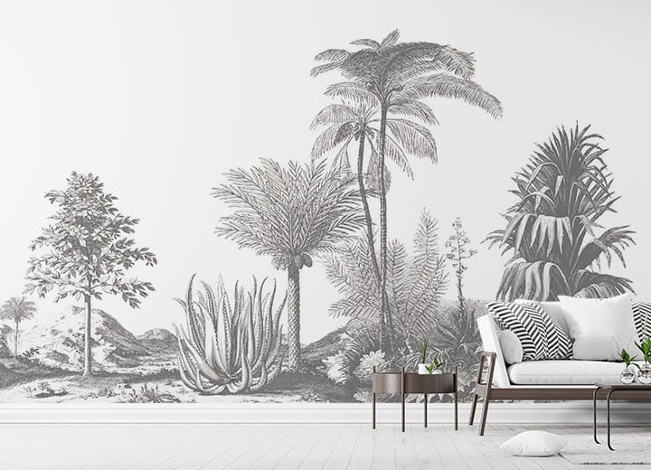 Tropical Eden Wallpaper Mural Giffywalls