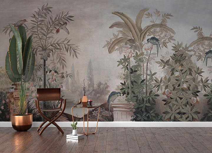 Tropical Trinity Wallpaper Mural Giffywalls