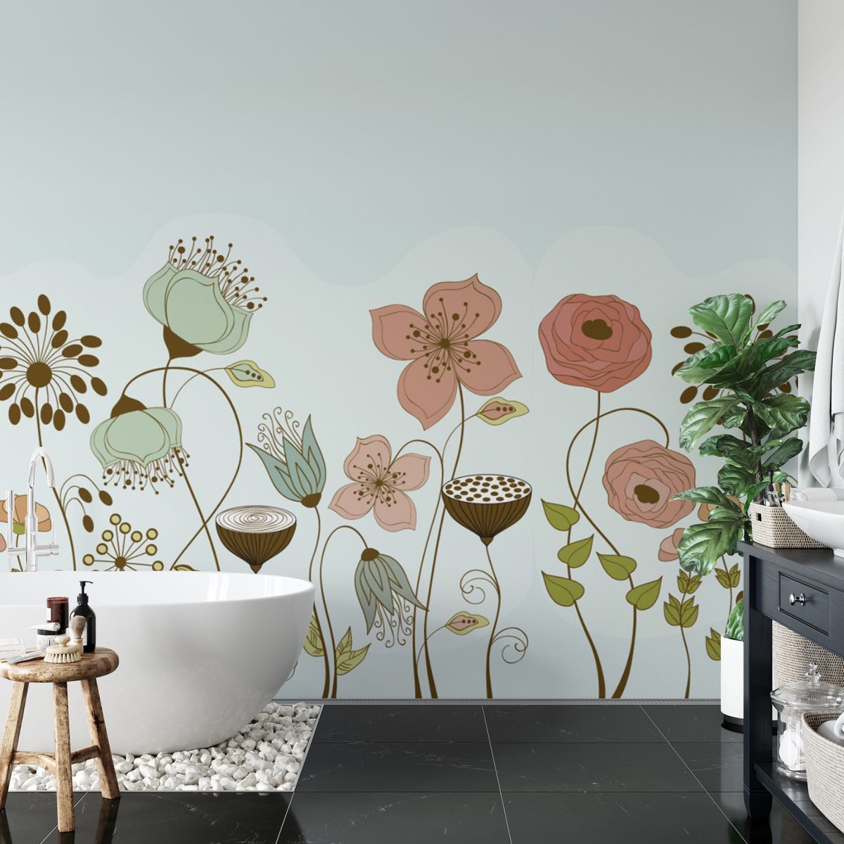 Herbs Wallpaper Mural