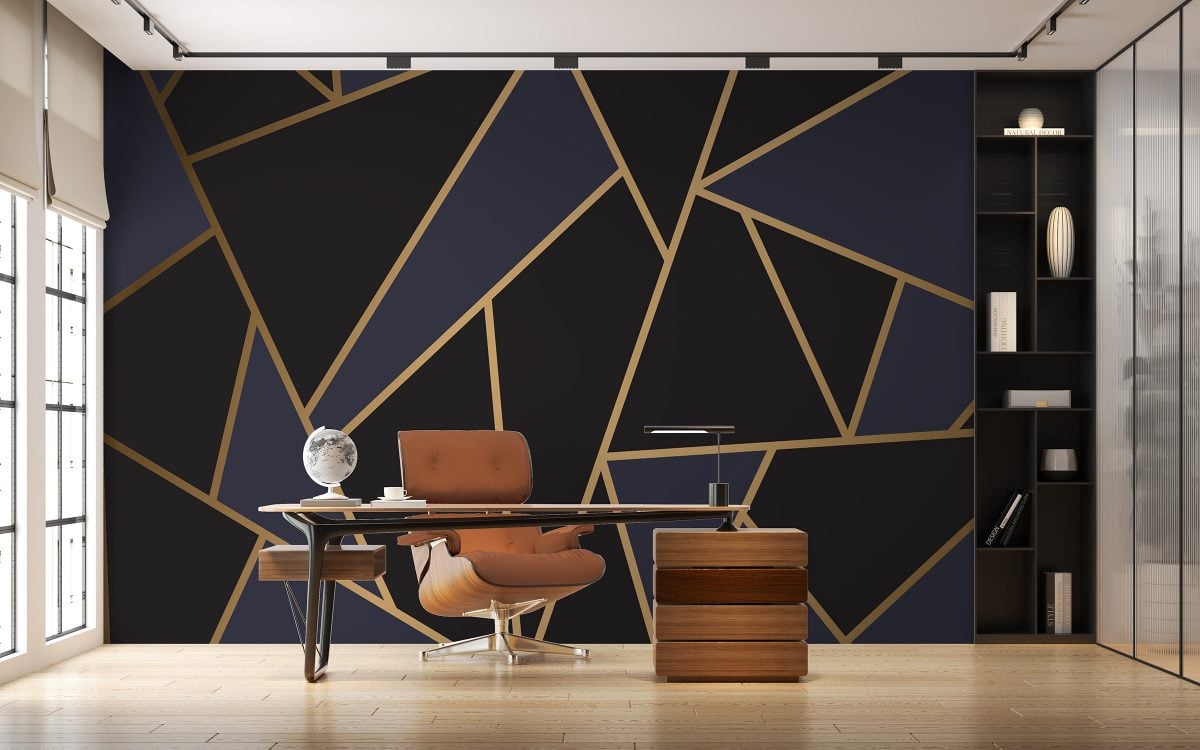 Modern Mosaic Geometric Wallpaper Mural