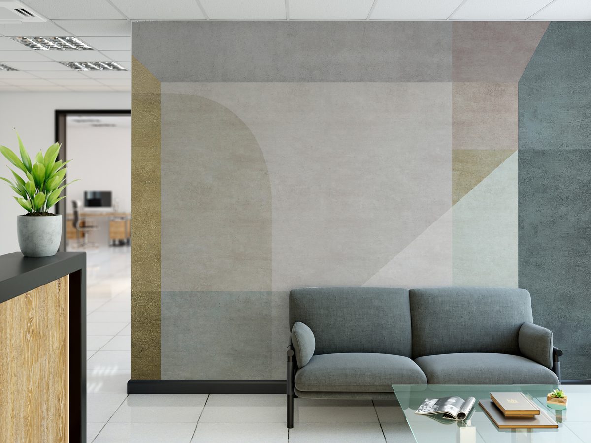 Vector Verticals Geometric Wallpaper Mural
