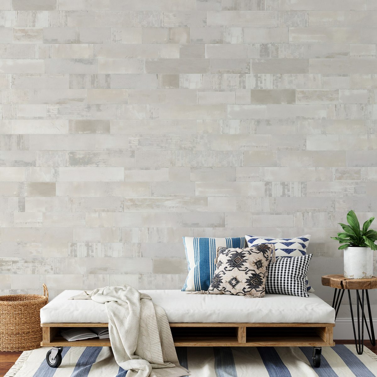 Removable Wallpaper,Loft Wall Mural,Concrete Geometry, Vinyl or Self  Adhesive .br