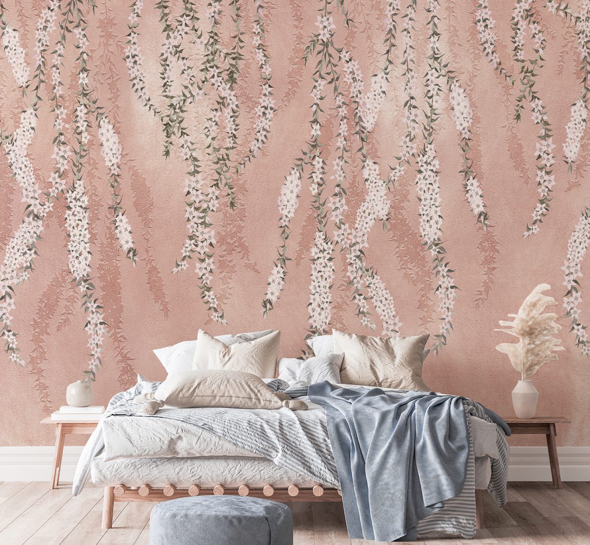 Leaf Grey Wallpaper - Wallpaper Inn %