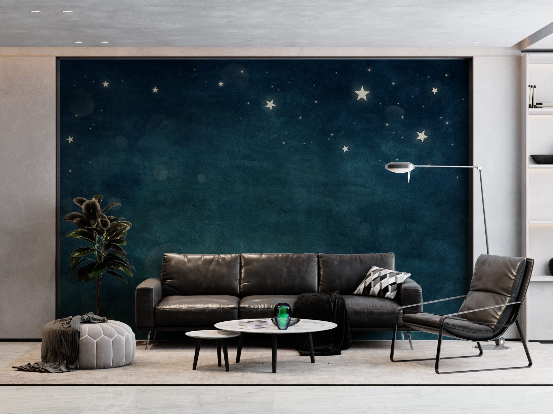 Night Sky Starry Design Wallpaper Mural