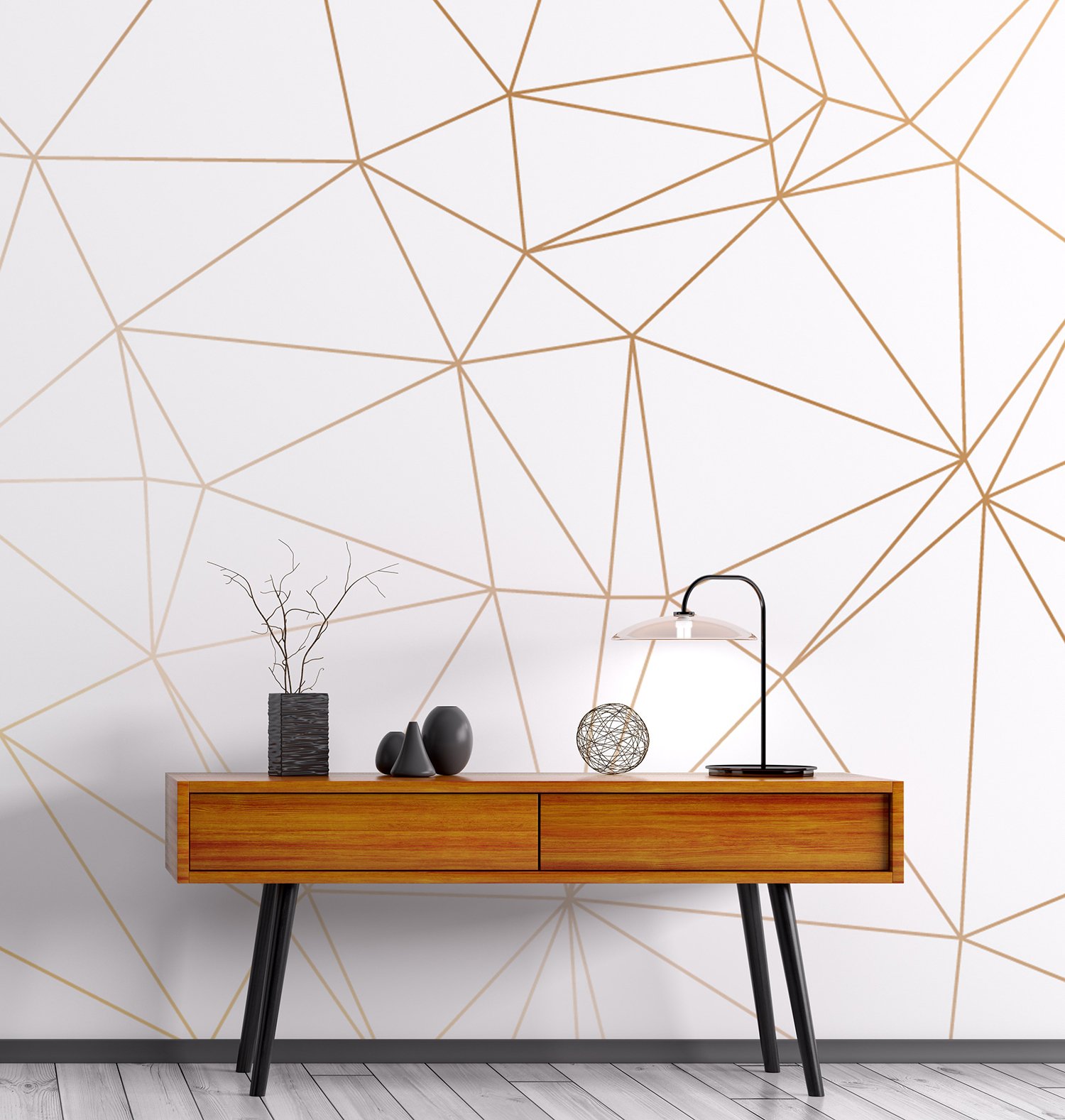 Geometric Wallpaper for wall decor Trends Ideas and Updates