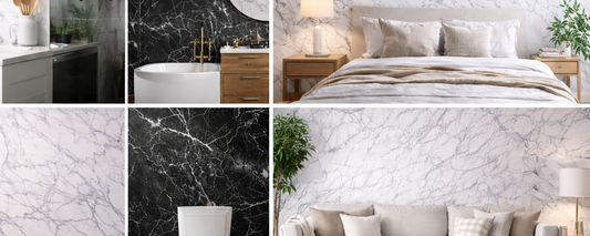 Marble Self-Adhesive Wallpaper Pros, Cons & Where to Use It