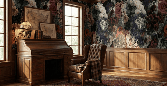 Dark Floral Wallpaper Ideas for Classic and Contemporary Rooms