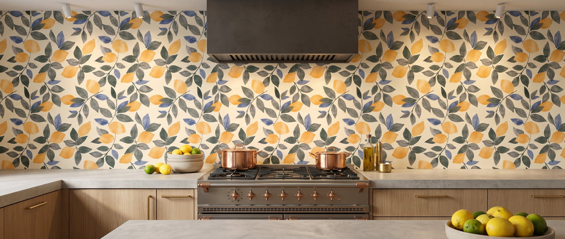 Kitchen Wallpaper Ideas 2026: Designer Looks for Backsplashes, Cabinets, and Counters