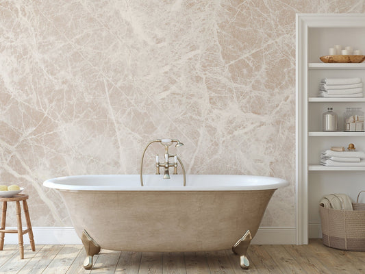 Peel and Stick Wallpaper is Safe to Install in Bathroom Area - Giffywalls