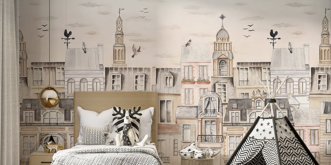 Castle Wallpaper Murals for a Magical Princess Room Makeover