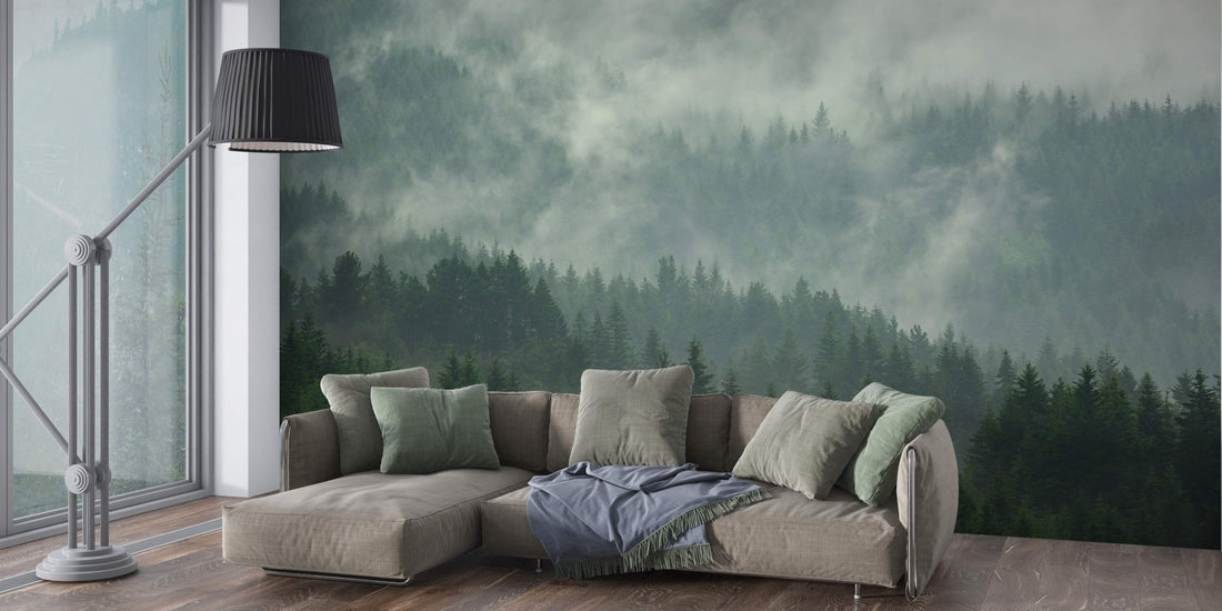 Decorative wallpaper applied on interior walls – a guide to types, uses, and benefits.