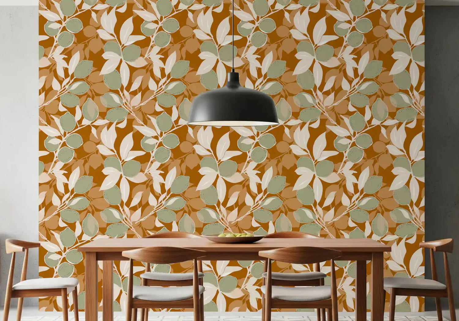 pantry wallpaper with vintage grocery and fresh produce murals