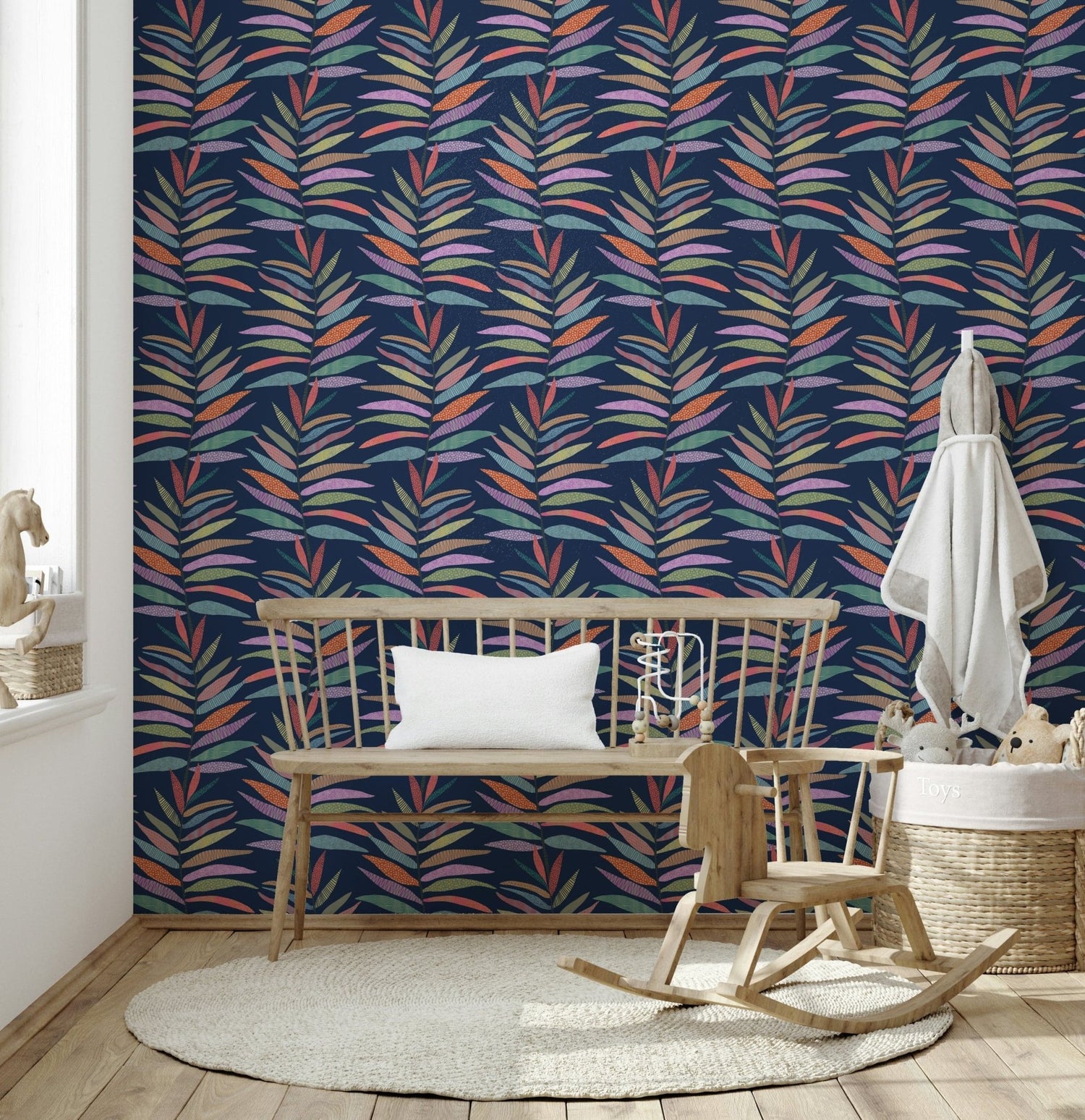 Ioana Horvat wallpaper and murals for walls: Bauhaus shapes, chromatic circles, line art portraits, and photo wallpaper for feature walls