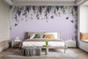 Papier peint violet