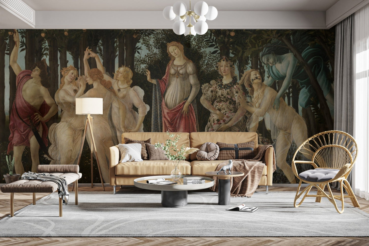 Renaissance Wallpaper | Art Painting Tapestry