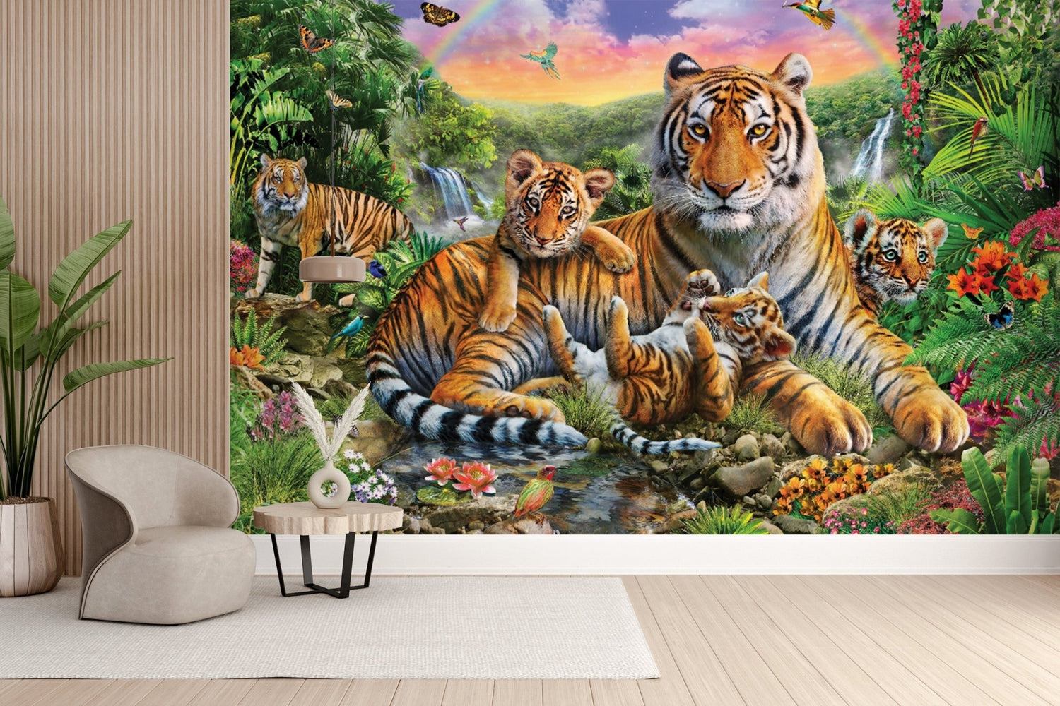Tiger Wallpaper - Exotic and Bold Prints for Walls
