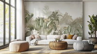 Ethereal Jungle Panorama Mural - Giffywalls