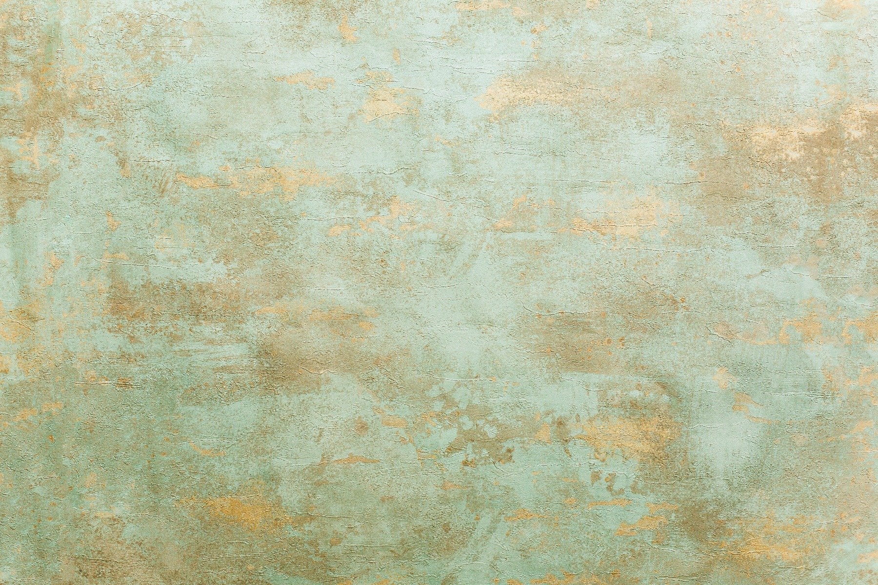 Copper Patina Accent Wallpaper Mural in your room — zoomed