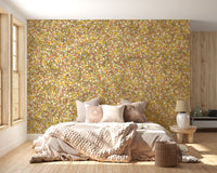Green and yellow leaf wallpaper for a fresh botanical vibe
