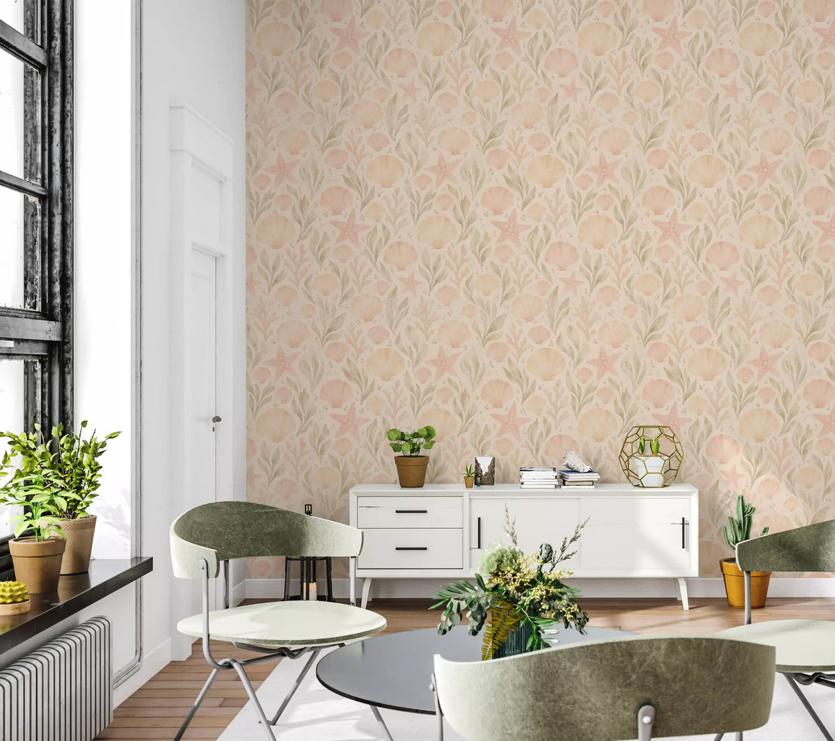 Carta da parati Seashell Garden⁠